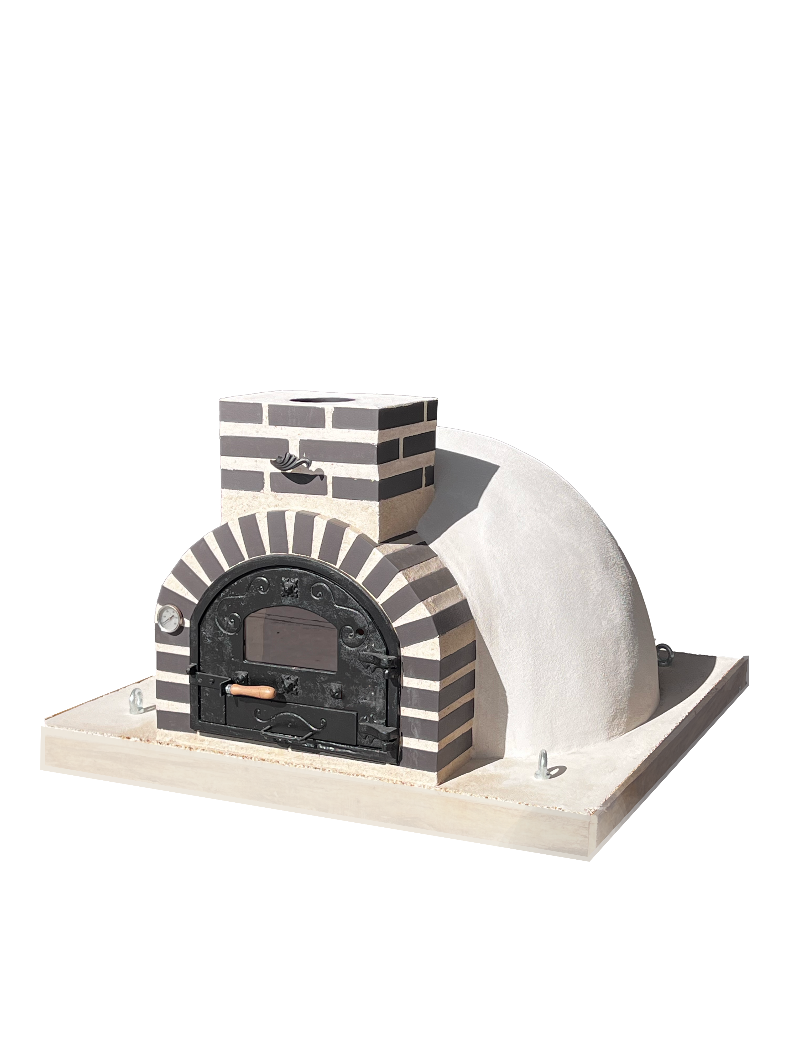 Four à Bois Traditionnel d'Alfarería Rosa Blanc