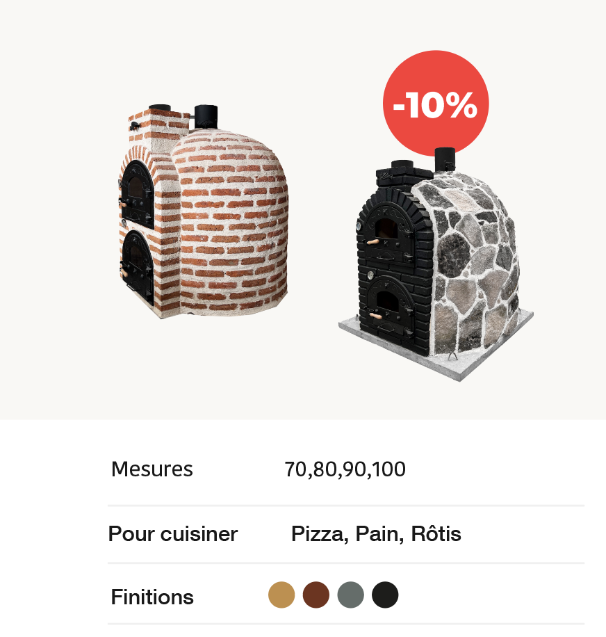 Four à bois à chaleur enveloppante