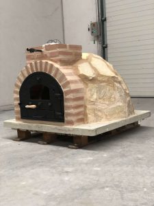 Four à bois Finition pierre
