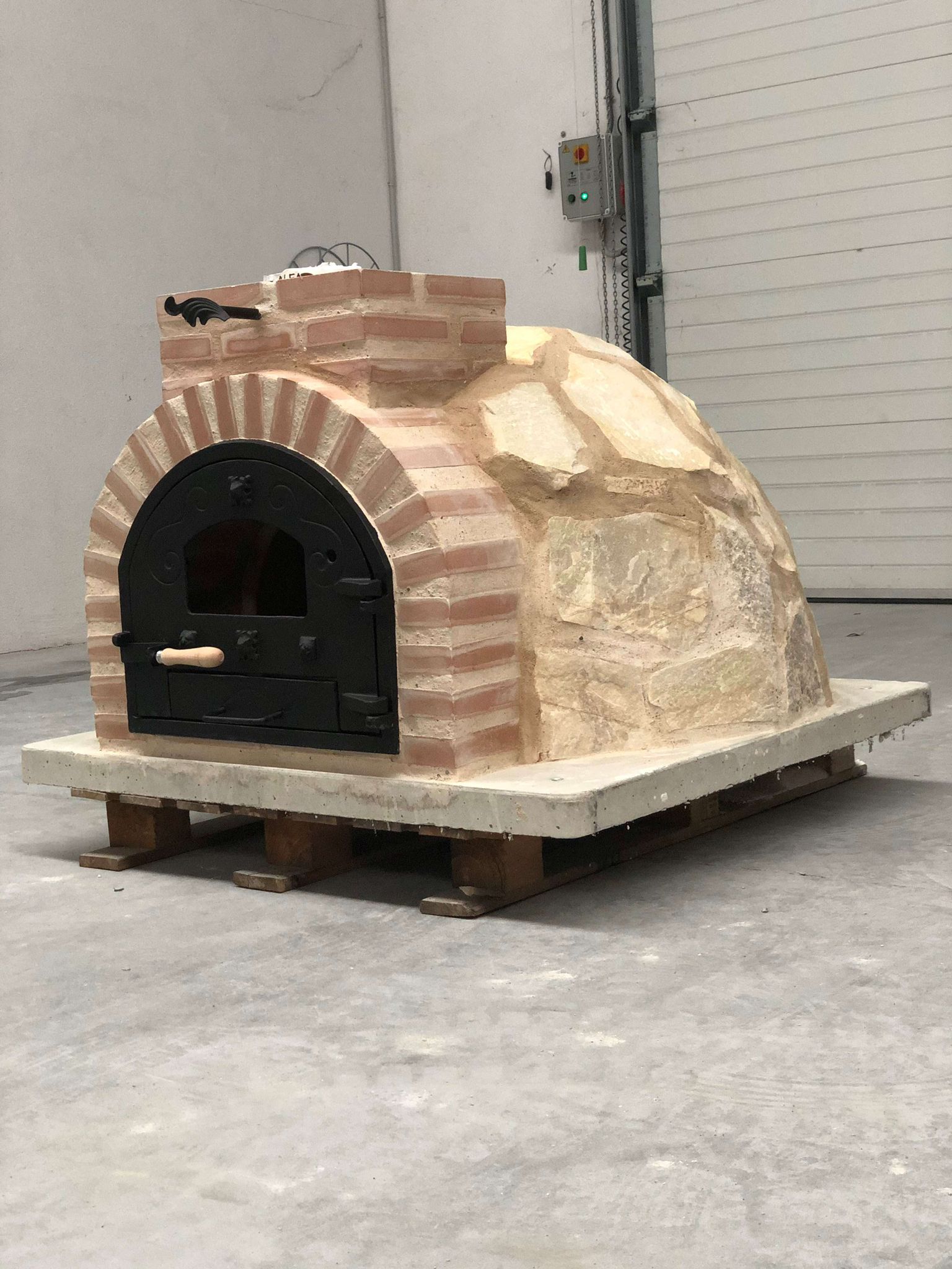Four à bois Finition pierre