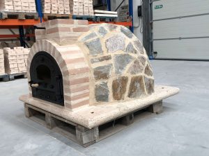 Four à bois Finition pierre