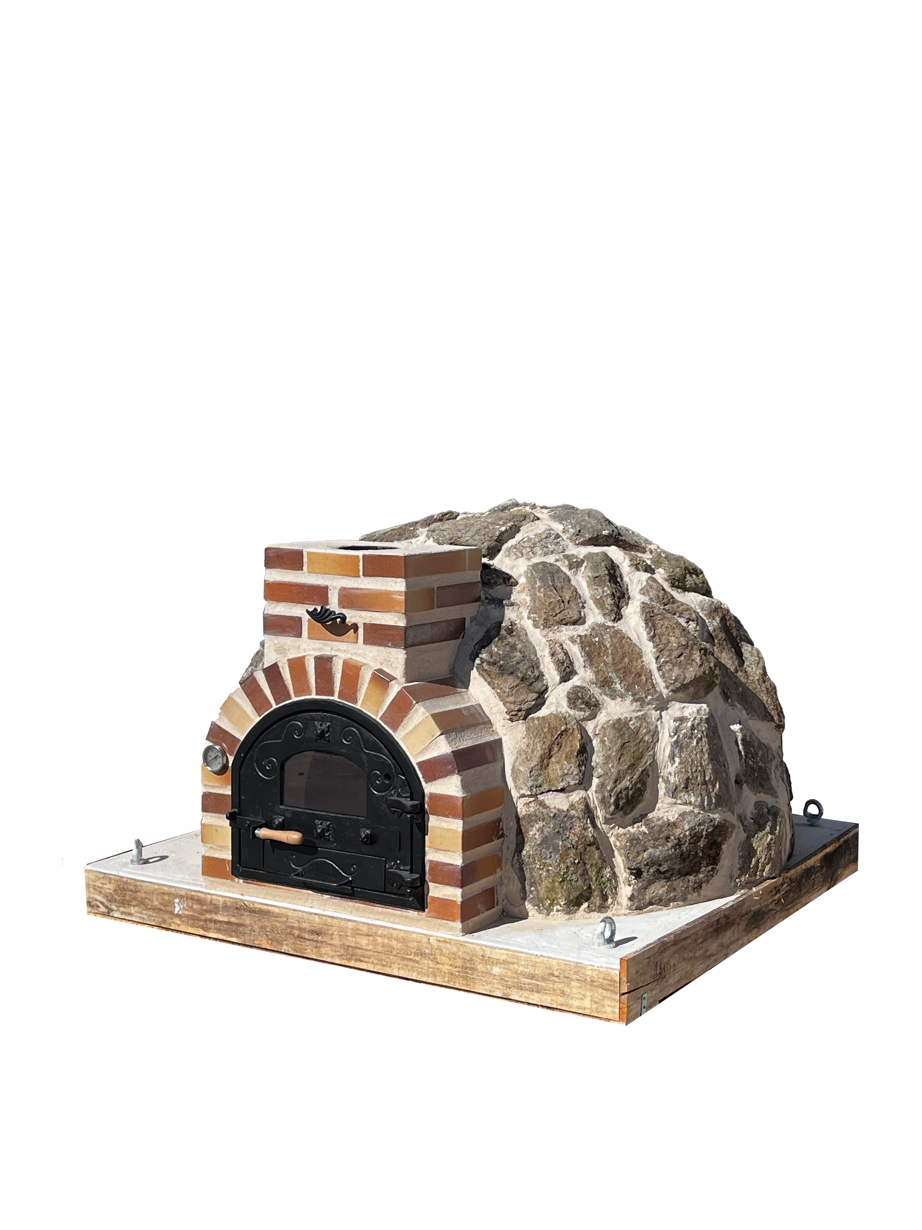 Four à bois Finition pierre