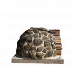 Four à bois Finition pierre