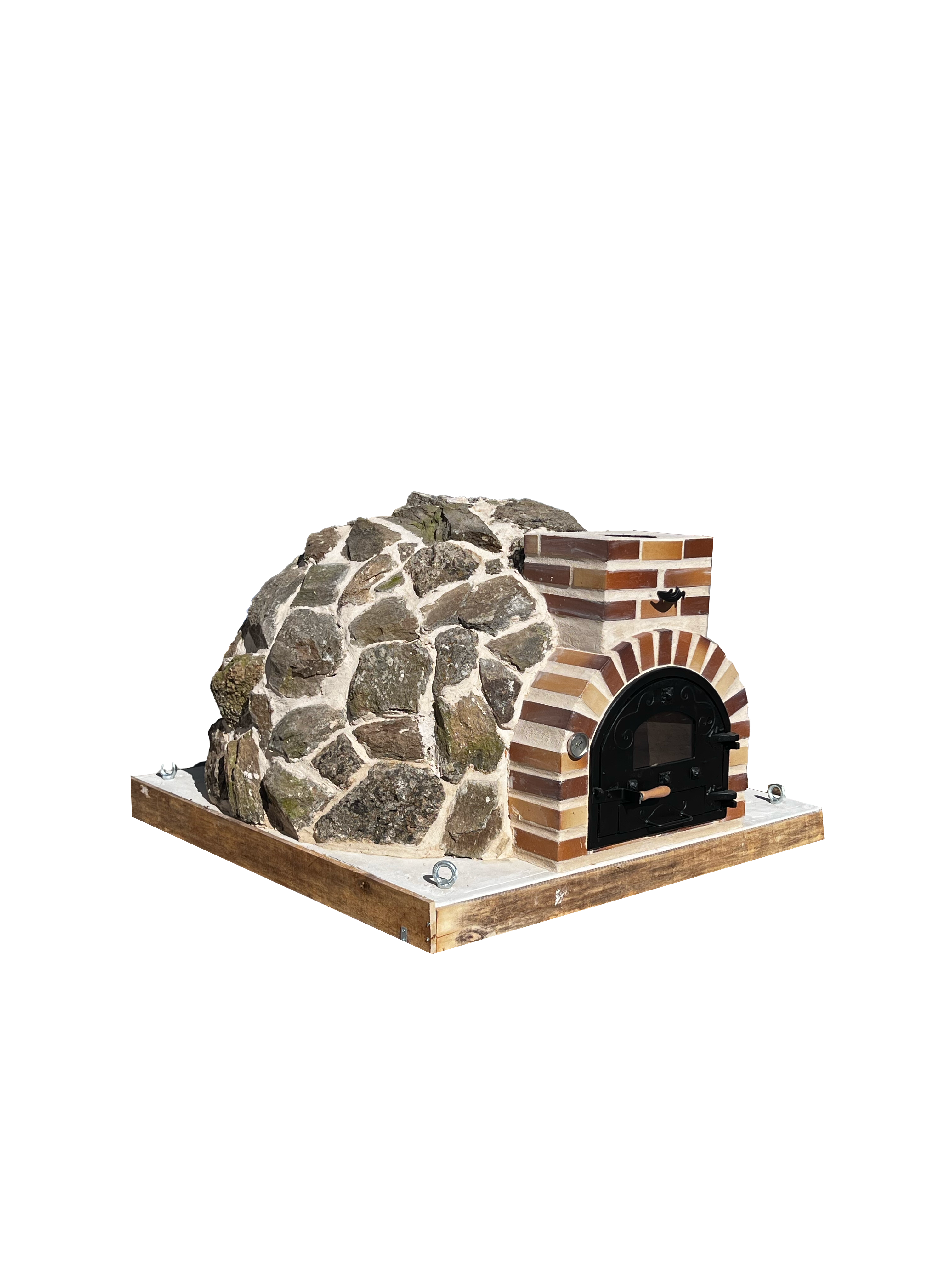 Four à bois Finition pierre