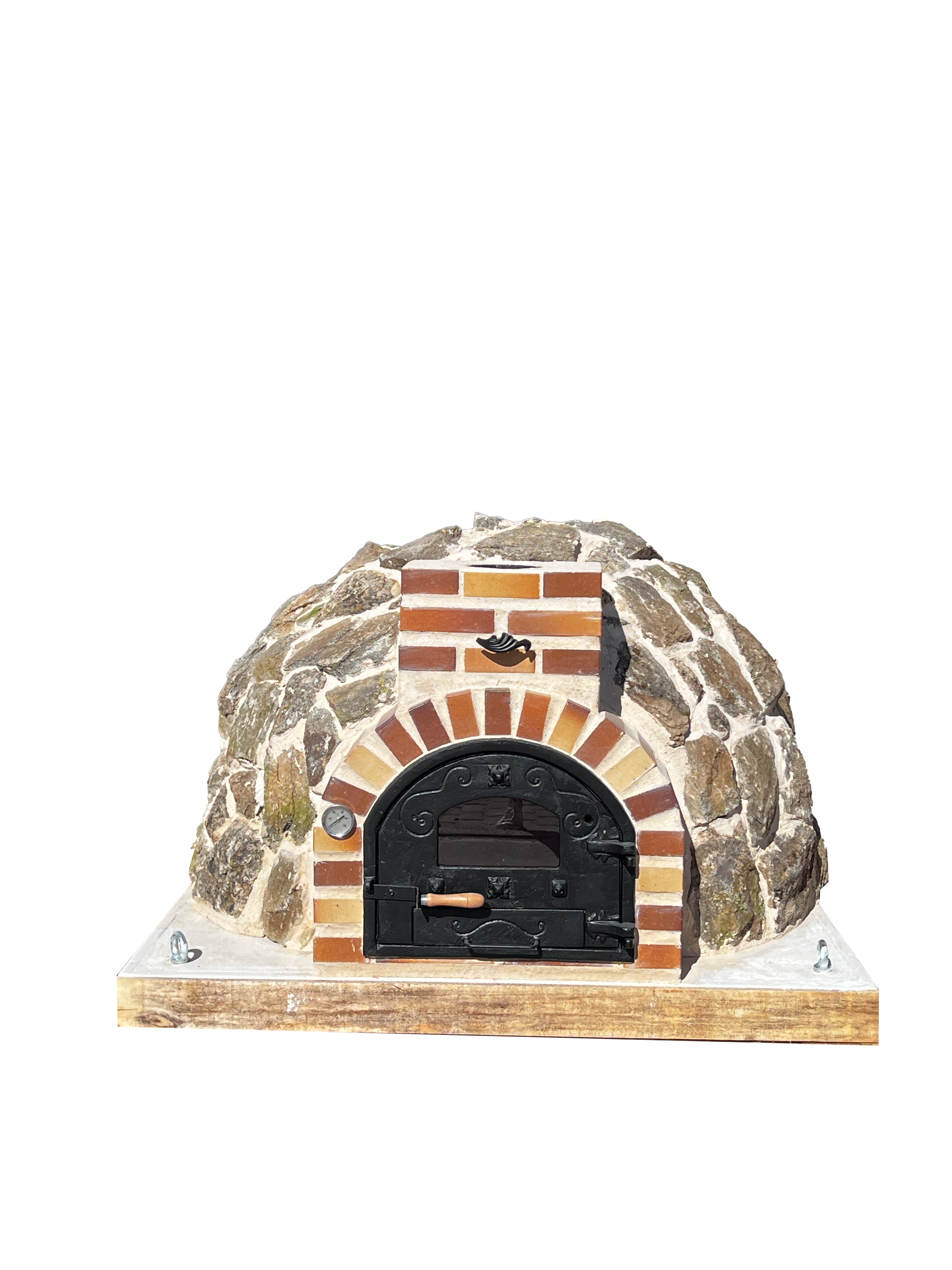 Four à bois Finition pierre